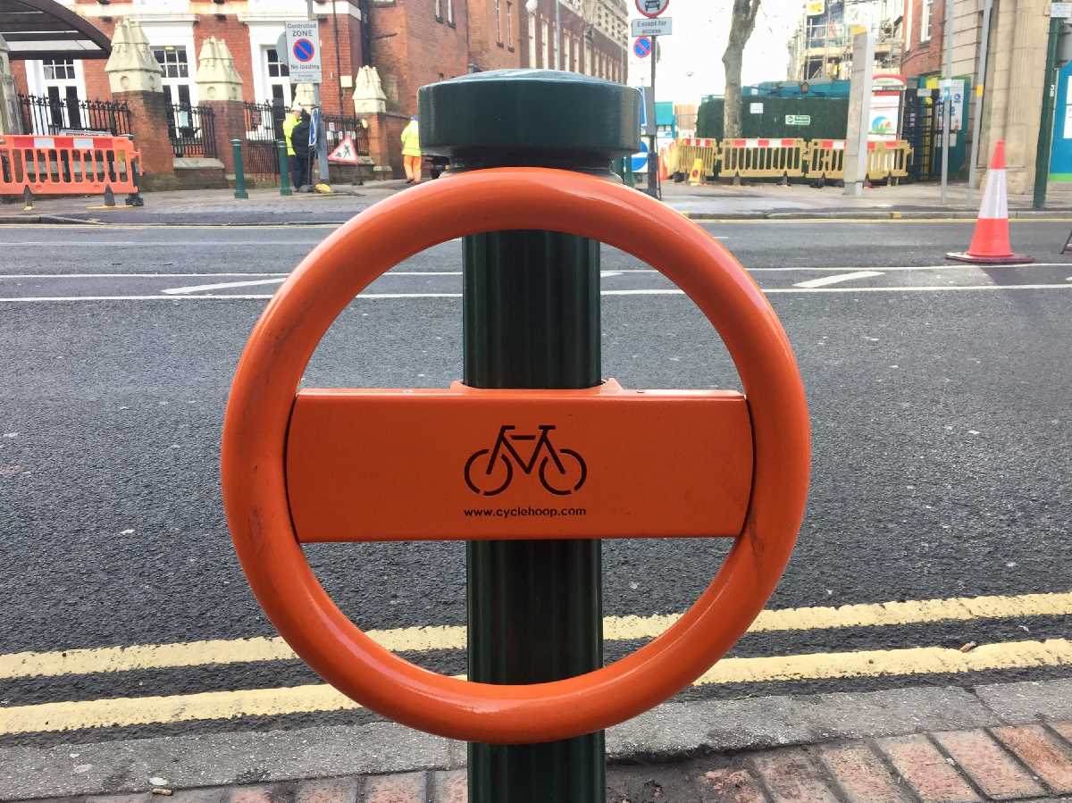 New Cycle Stands in the city centre