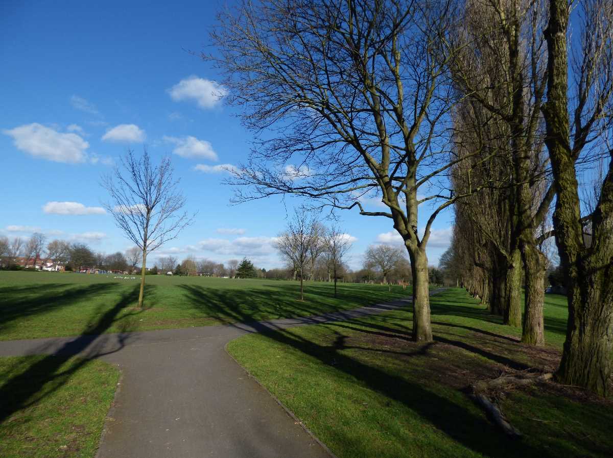 Summerfield Park at the end of the Harborne Walkway