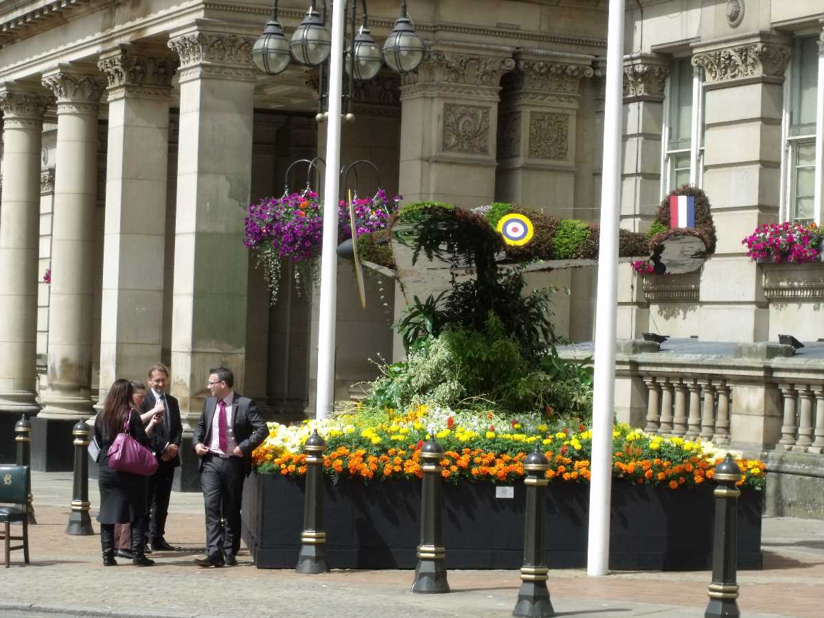 Birmingham City Centre Floral Trail features in Victoria Square 2010 - 2019 